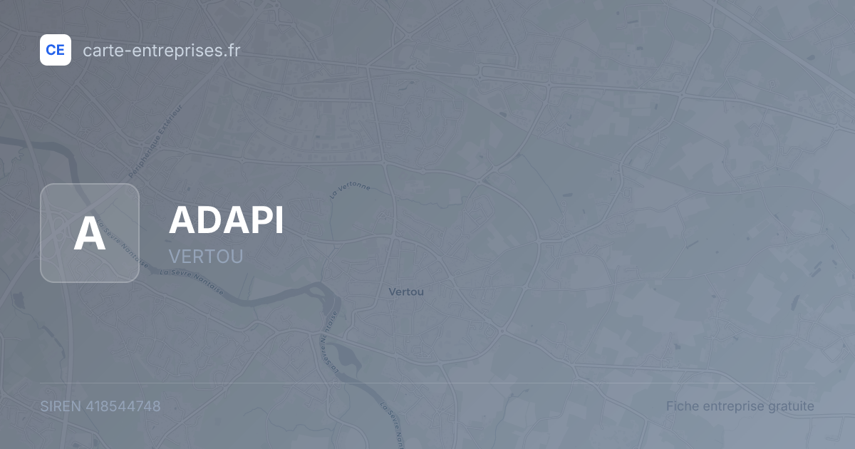 ADAPI — 418544748 — fiche entreprise