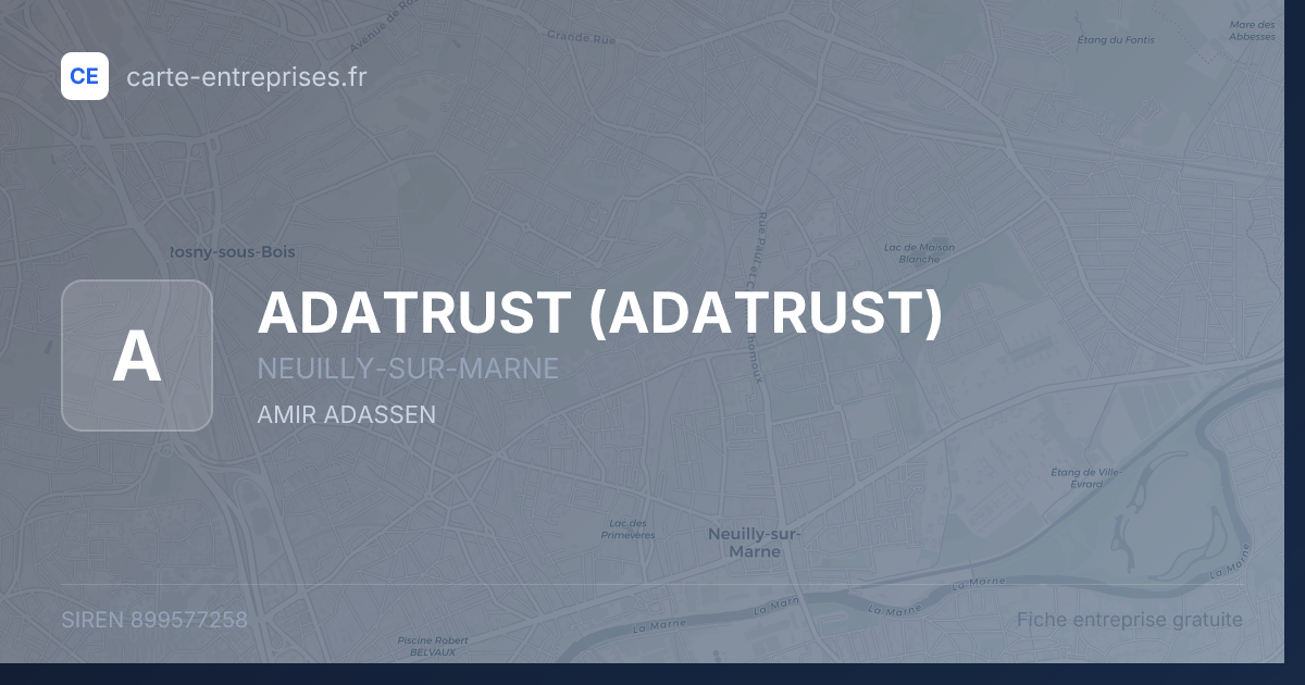 ADATRUST — 899577258 — fiche entreprise