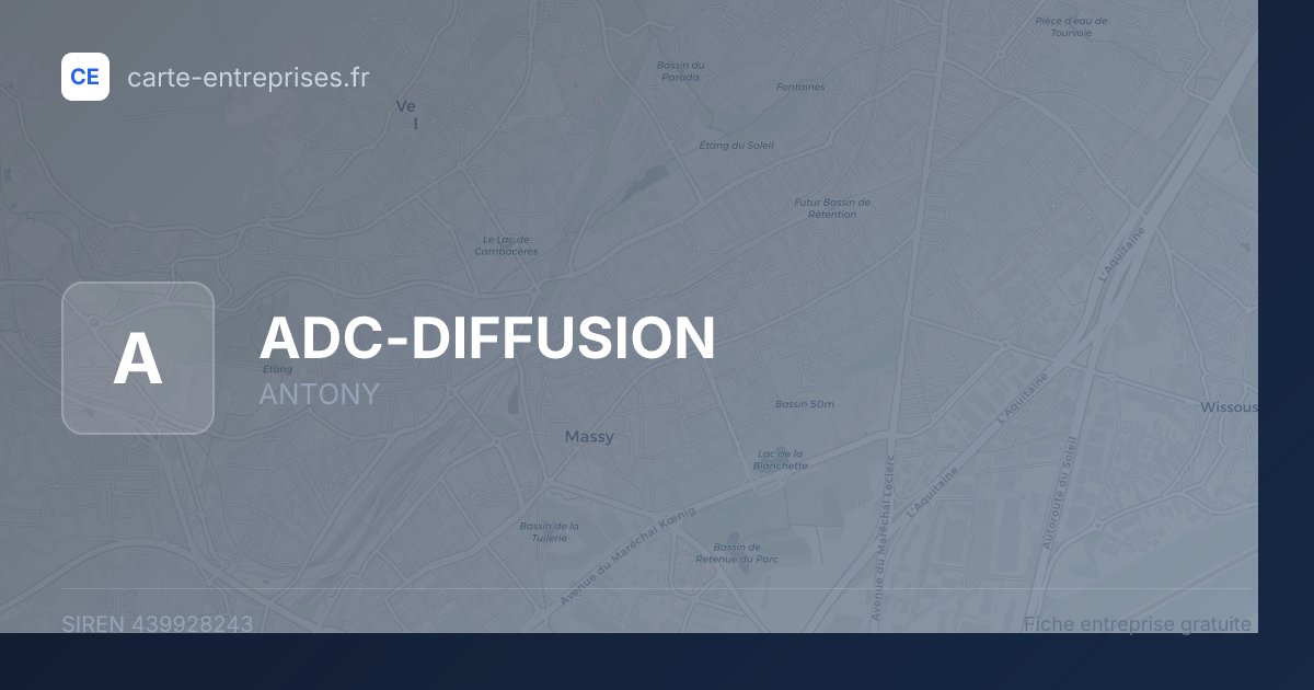 ADC-DIFFUSION — 439928243 — fiche entreprise