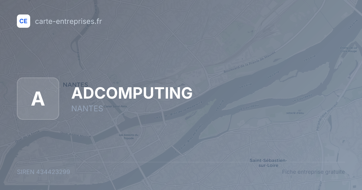 ADCOMPUTING — 434423299 — fiche entreprise