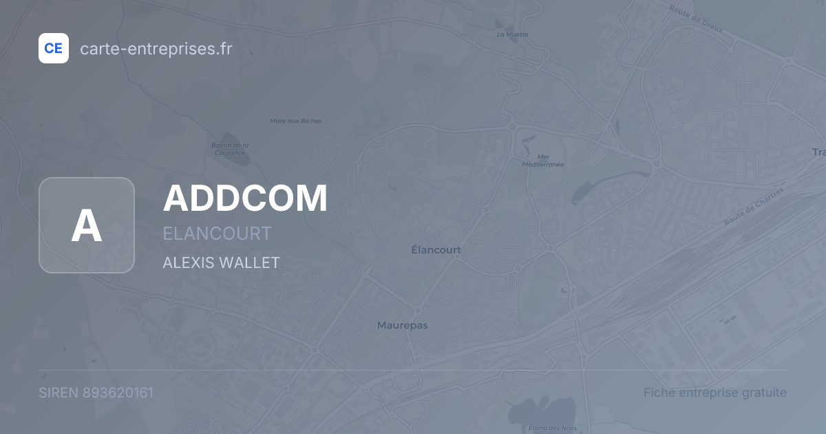 ADDCOM — 893620161 — fiche entreprise