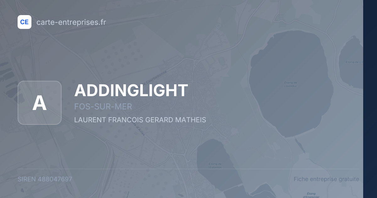 ADDINGLIGHT — 488047697 — fiche entreprise