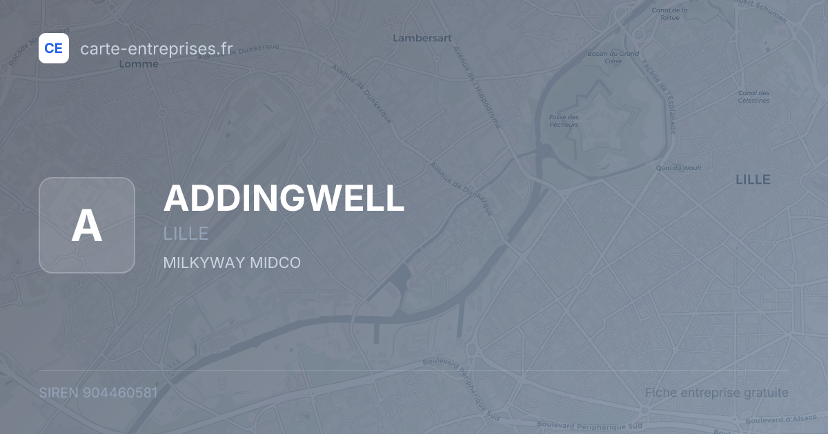 ADDINGWELL — 904460581 — fiche entreprise