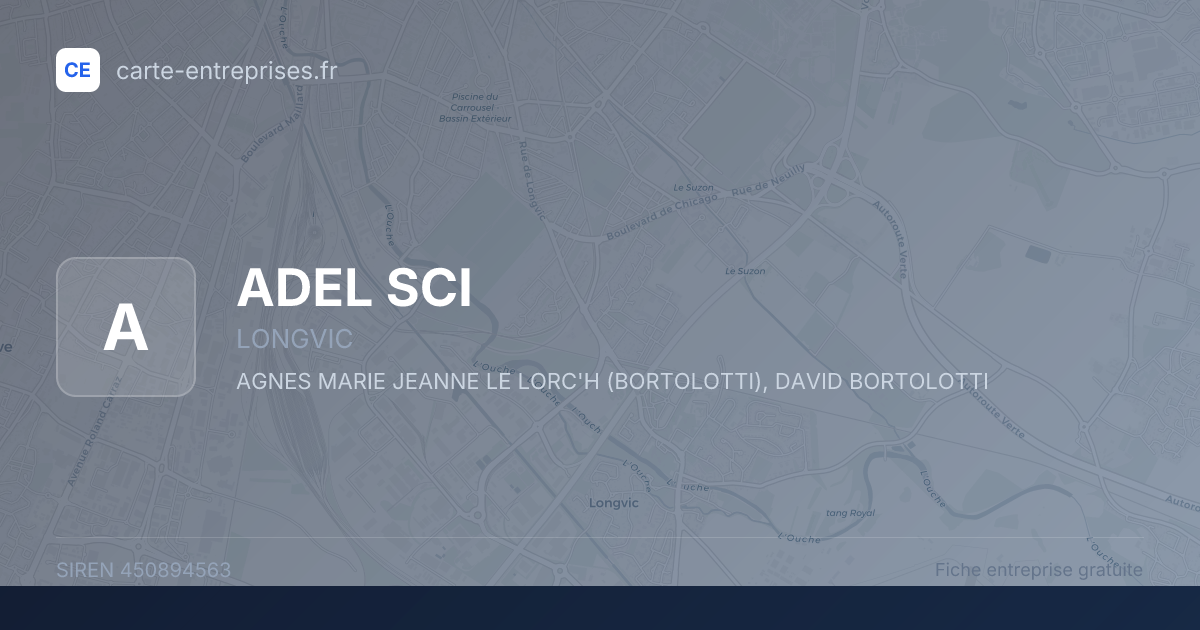 ADEL SCI — 450894563 — fiche entreprise