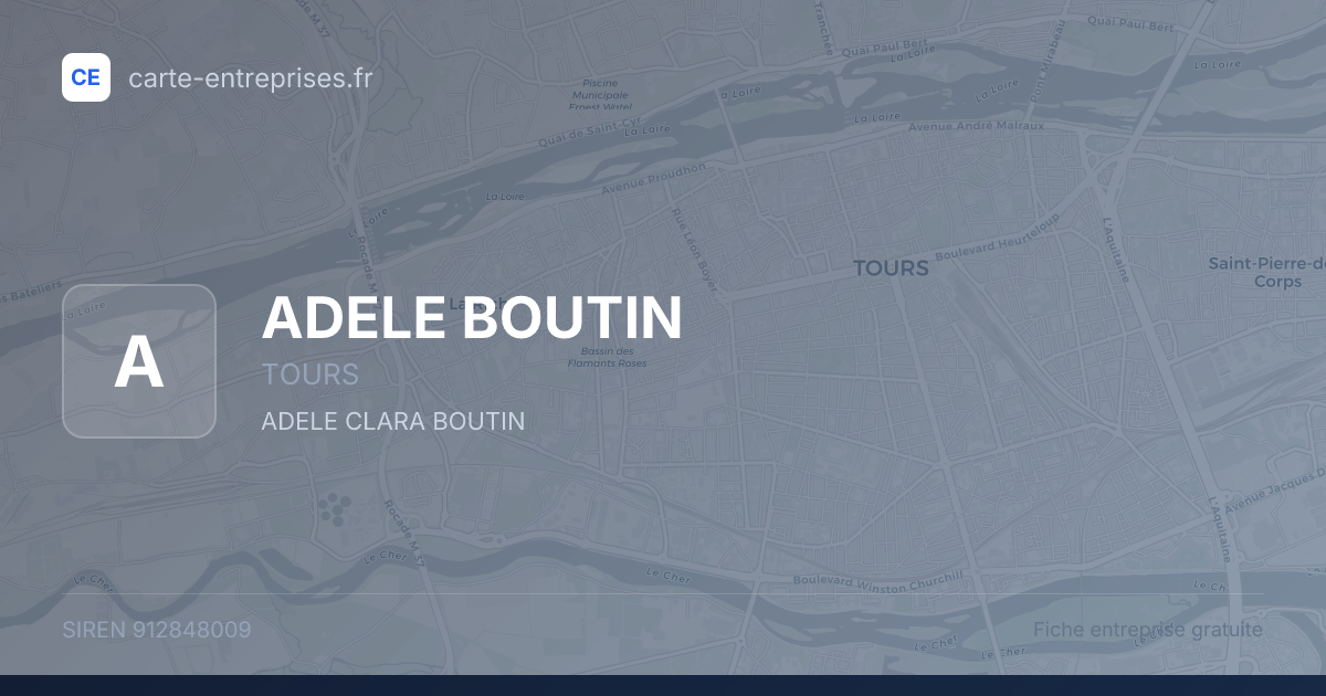 ADELE BOUTIN — 912848009 — fiche entreprise