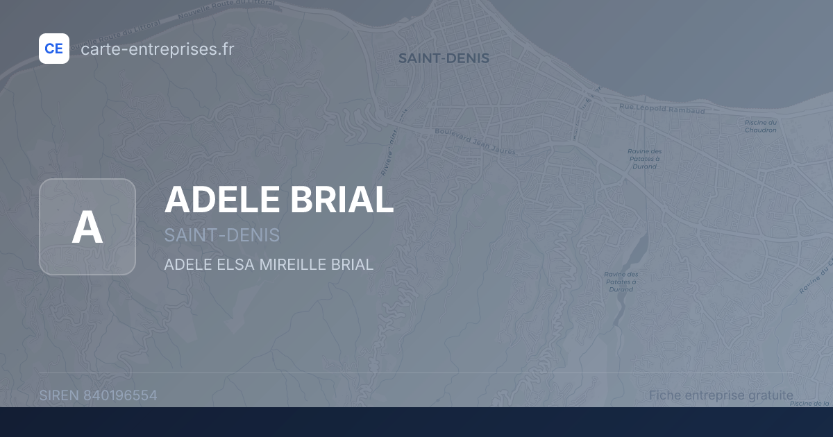 ADELE BRIAL — 840196554 — fiche entreprise