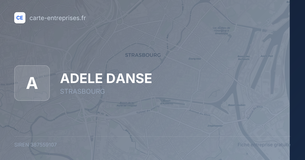 ADELE DANSE — 387559107 — fiche entreprise