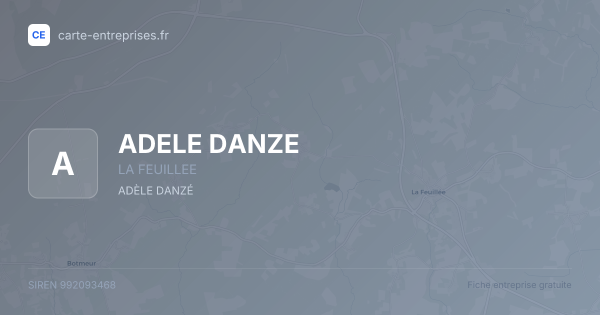 ADELE DANZE — 992093468 — fiche entreprise