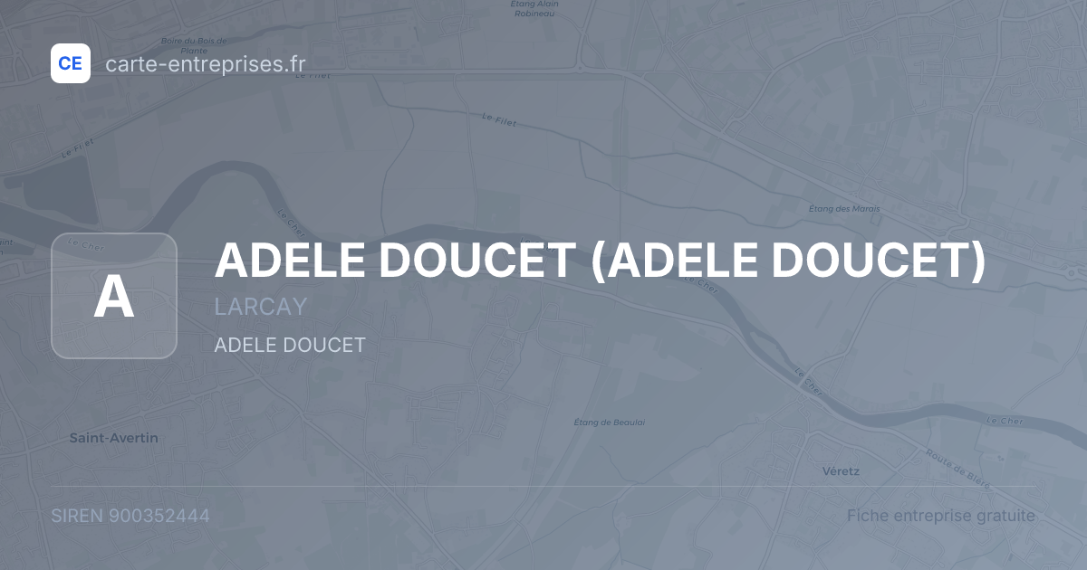 ADELE DOUCET — 900352444 — fiche entreprise