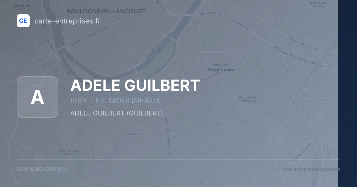ADELE GUILBERT — 908391949 — fiche entreprise