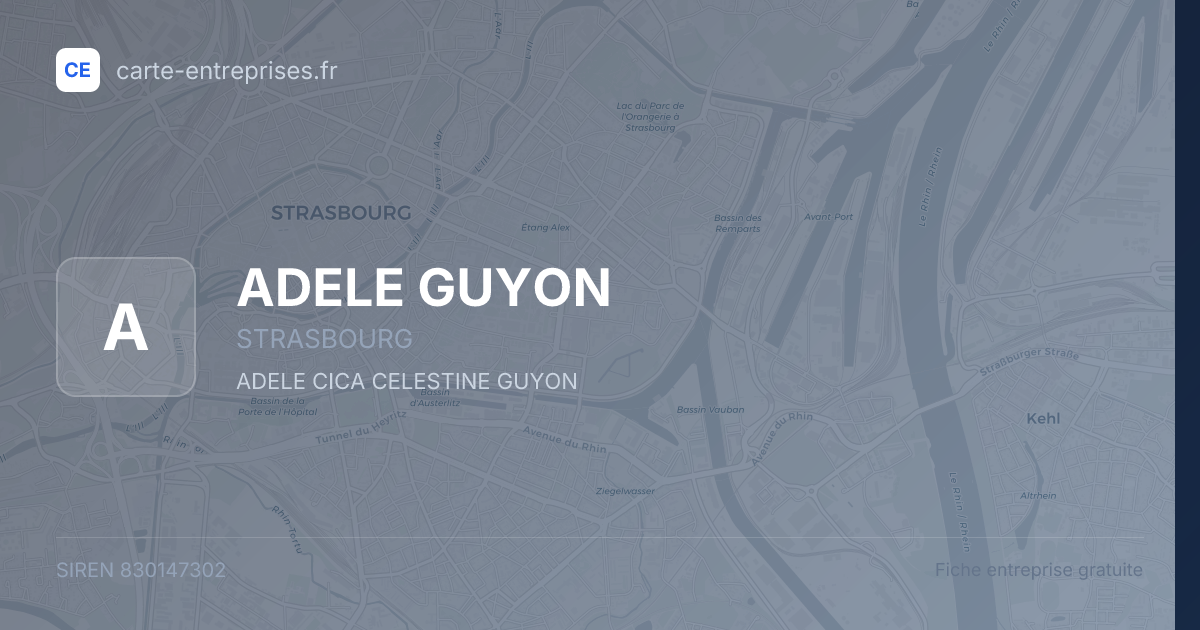 ADELE GUYON — 830147302 — fiche entreprise