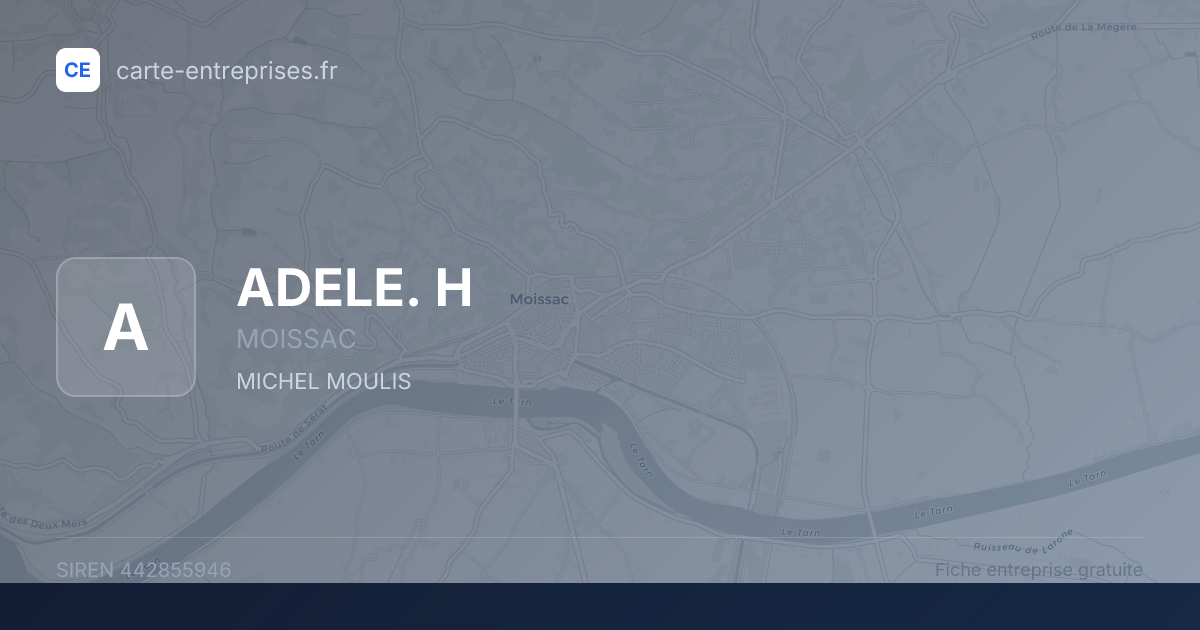 ADELE. H — 442855946 — fiche entreprise