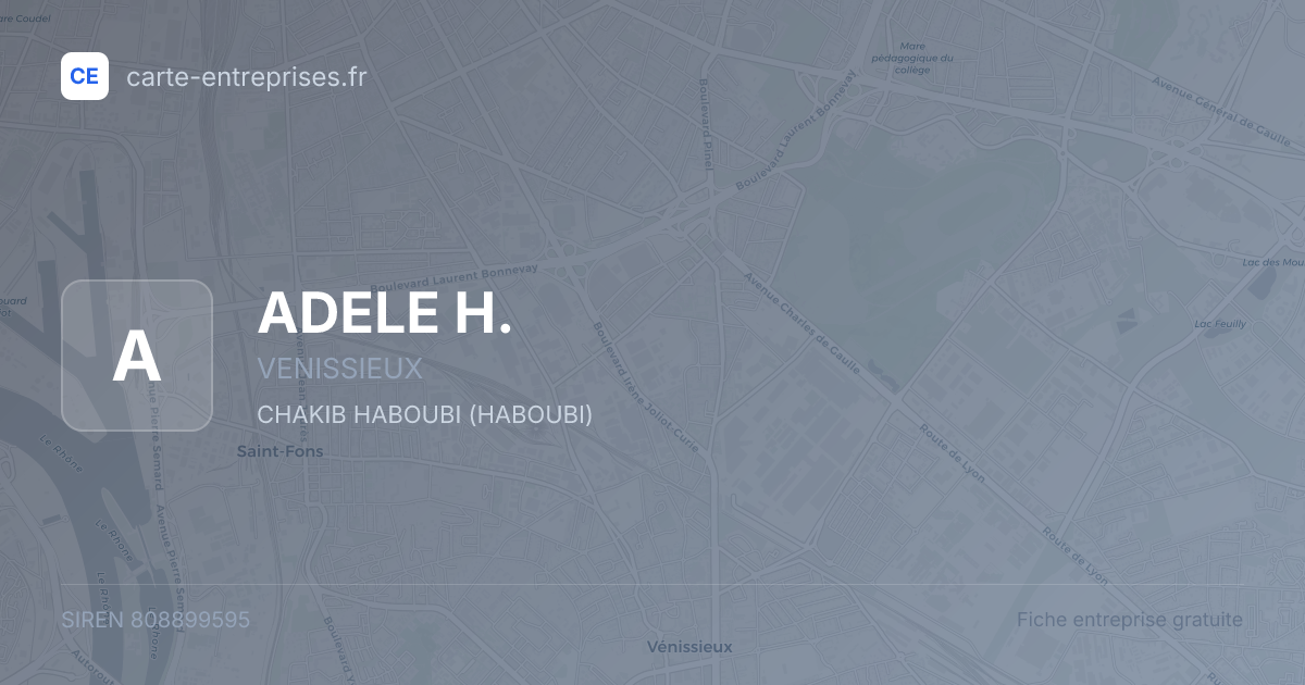 ADELE H. — 808899595 — fiche entreprise