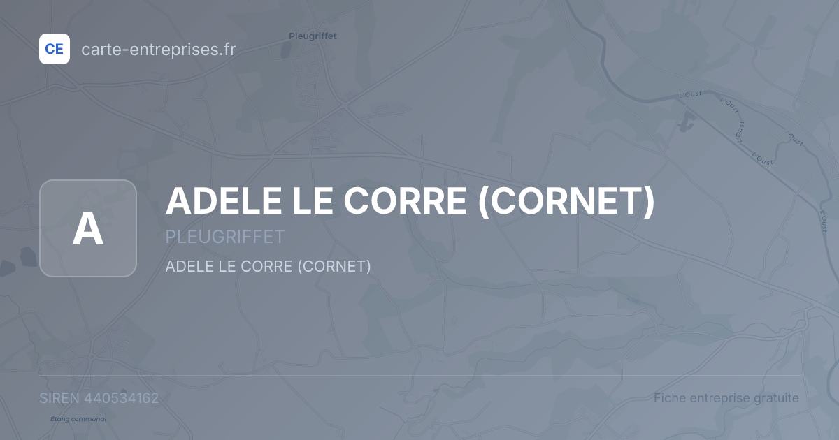 ADELE LE CORRE (CORNET) — 440534162 — fiche entreprise