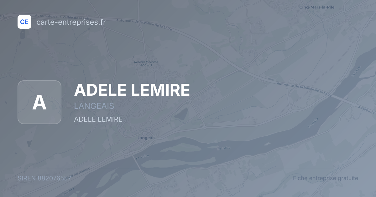 ADELE LEMIRE — 882076557 — fiche entreprise