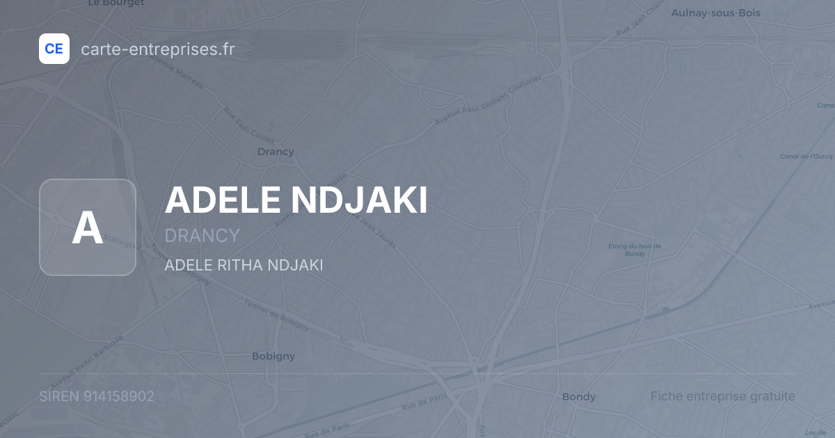 ADELE NDJAKI — 914158902 — fiche entreprise
