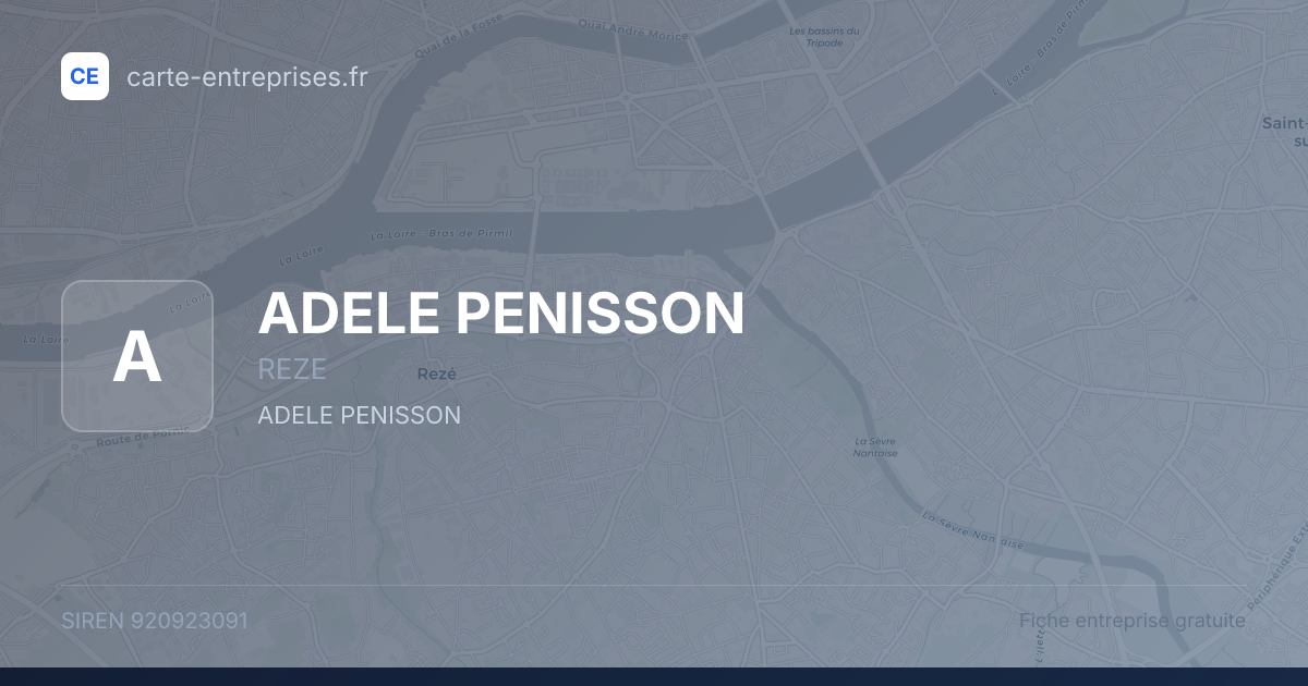 ADELE PENISSON — 920923091 — fiche entreprise