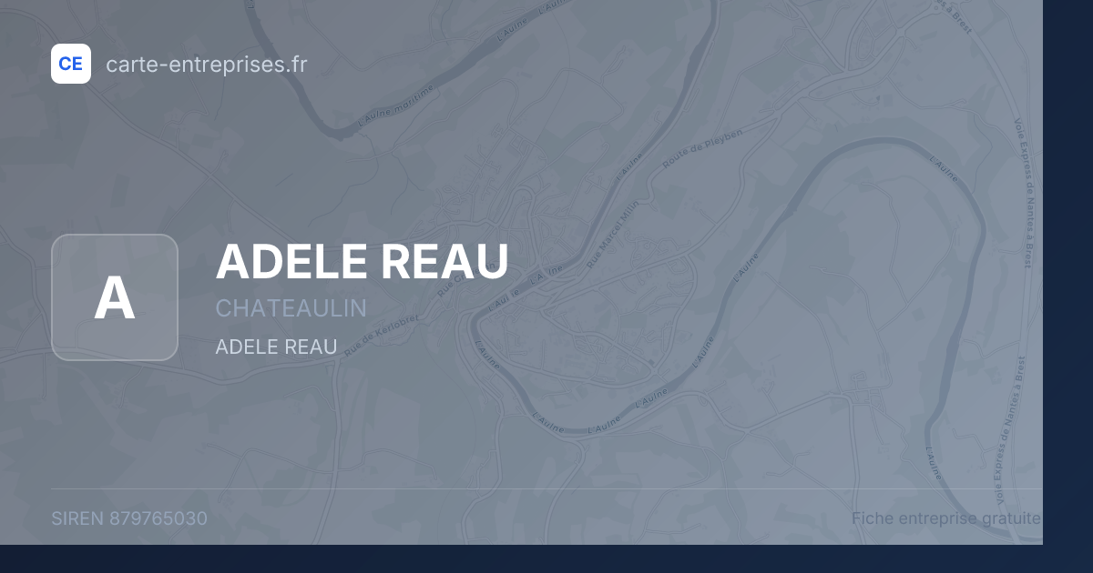 ADELE REAU — 879765030 — fiche entreprise