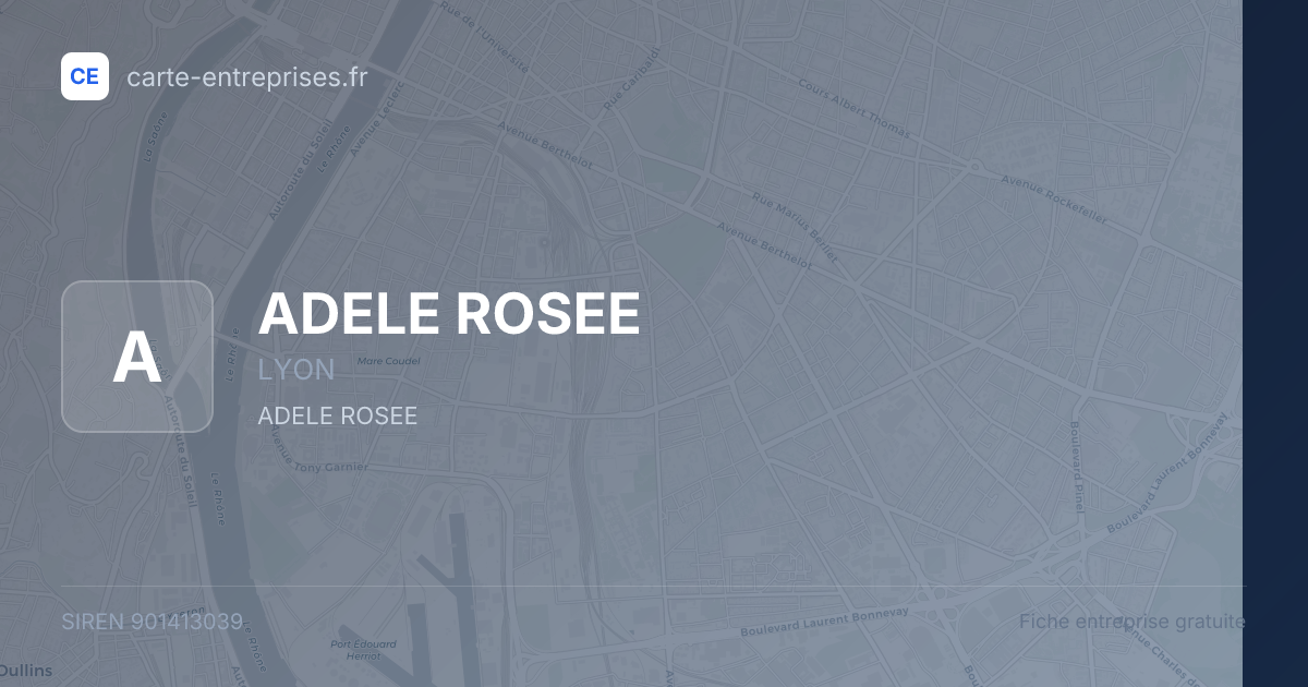 ADELE ROSEE — 901413039 — fiche entreprise