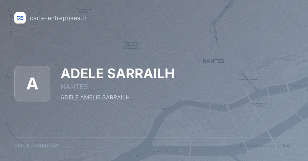 ADELE SARRAILH — 788646941 — fiche entreprise