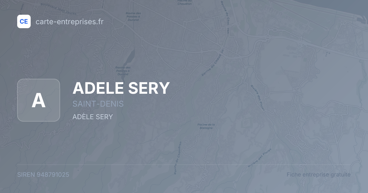 ADELE SERY — 948791025 — fiche entreprise