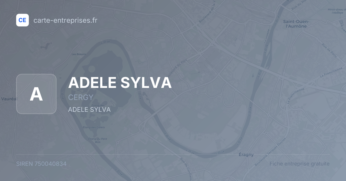 ADELE SYLVA — 750040834 — fiche entreprise