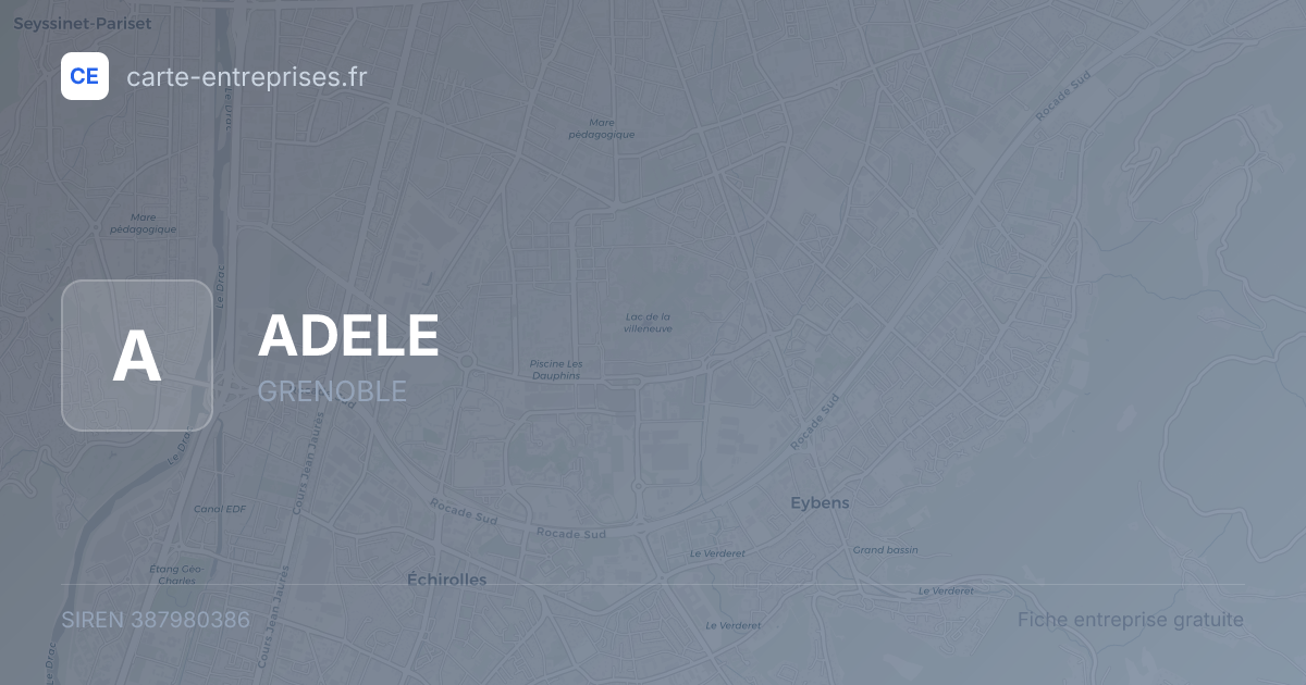 ADELE — 387980386 — fiche entreprise