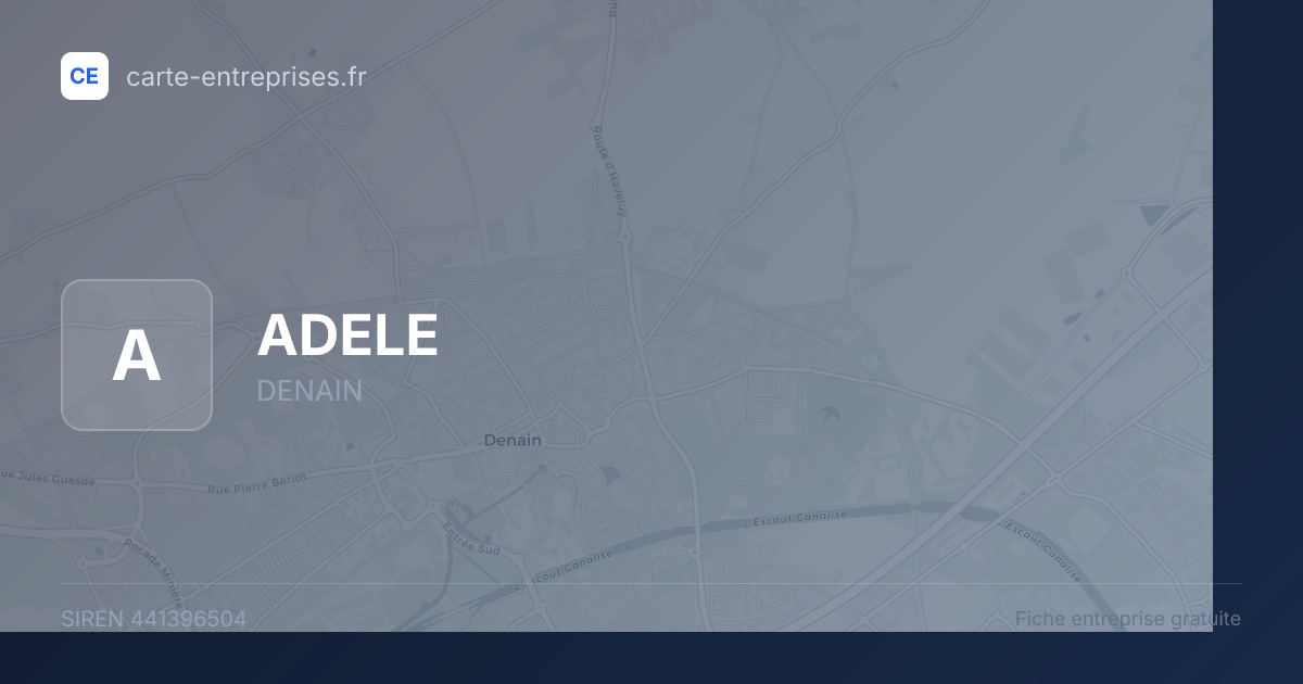 ADELE — 441396504 — fiche entreprise