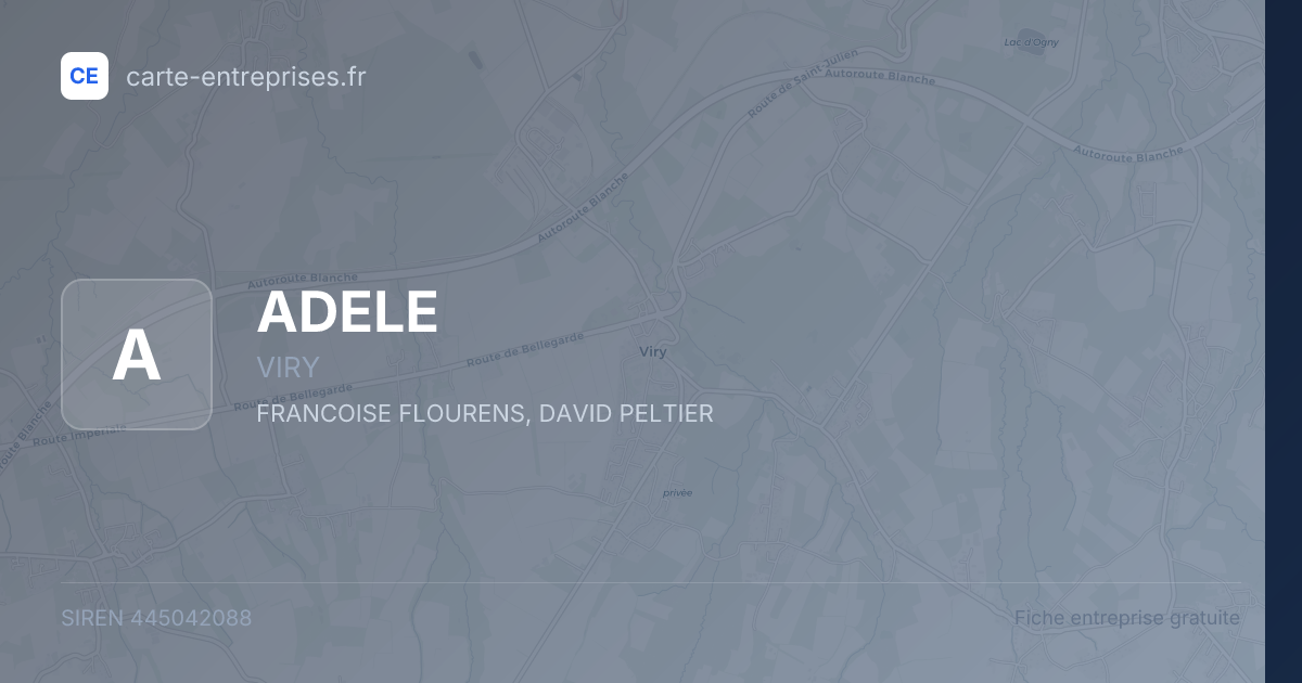 ADELE — 445042088 — fiche entreprise