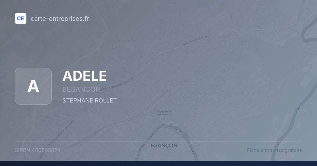 ADELE — 450565874 — fiche entreprise