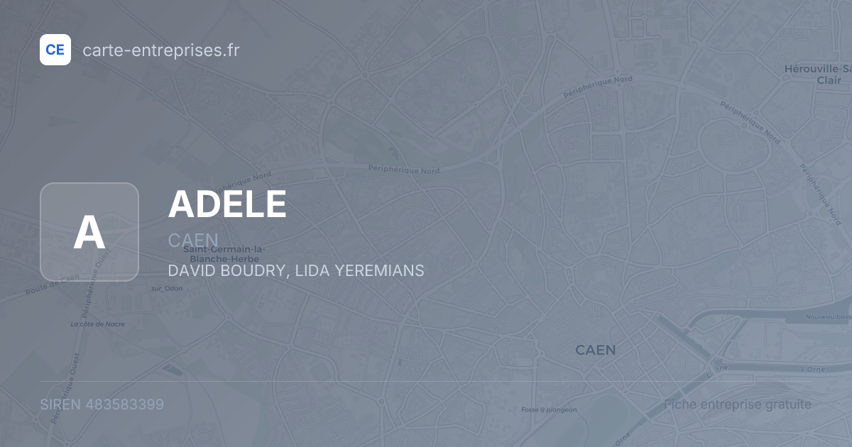 ADELE — 483583399 — fiche entreprise