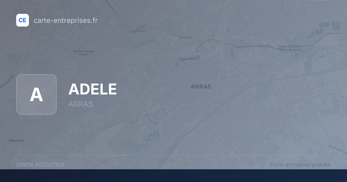 ADELE — 492017108 — fiche entreprise
