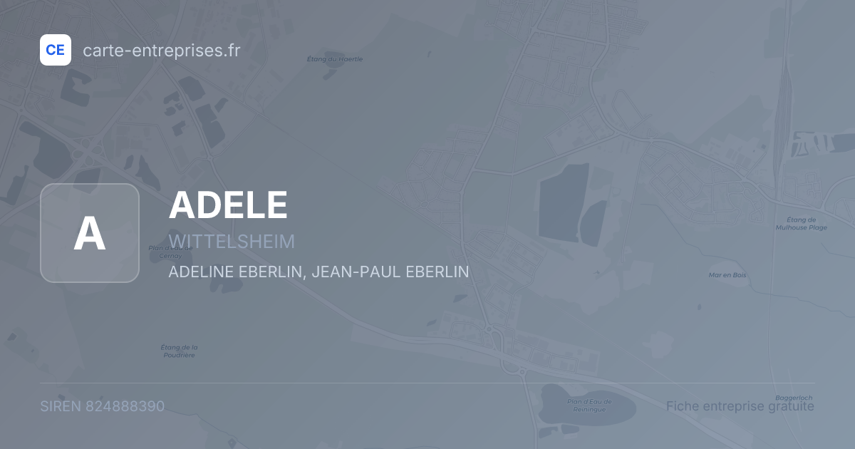 ADELE — 824888390 — fiche entreprise