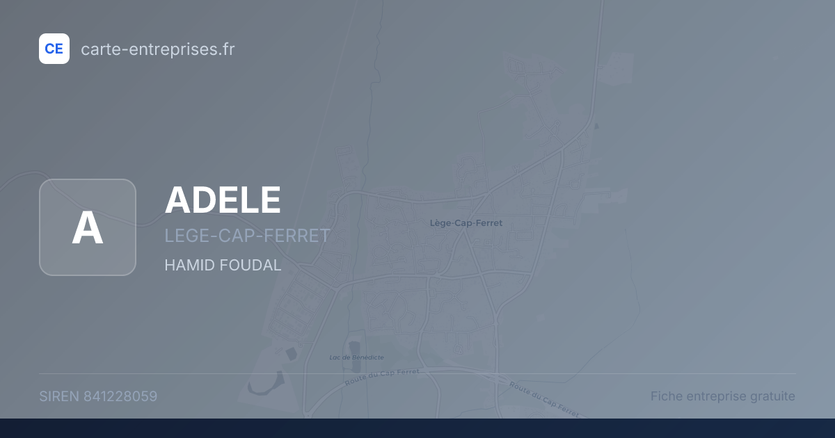 ADELE — 841228059 — fiche entreprise