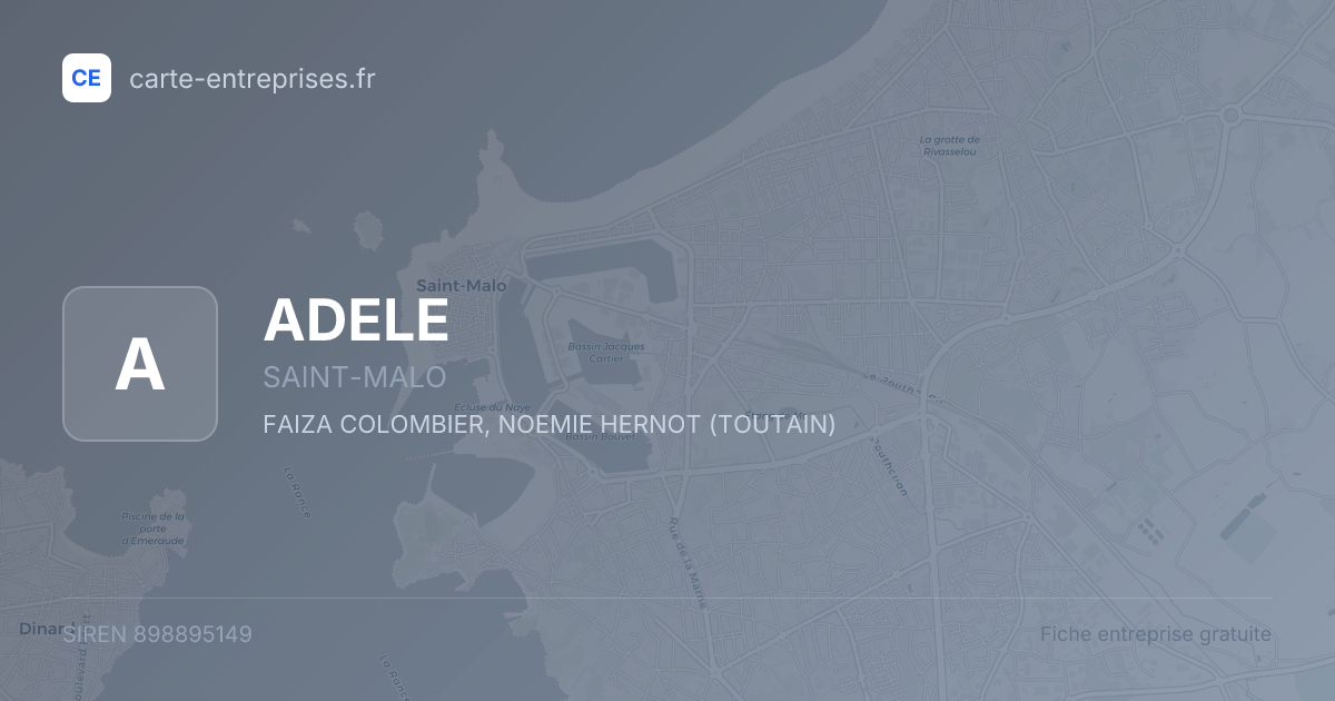 ADELE — 898895149 — fiche entreprise