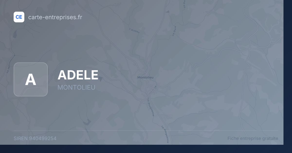 ADELE — 940499254 — fiche entreprise