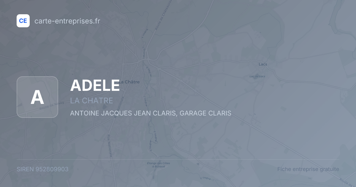 ADELE — 952809903 — fiche entreprise