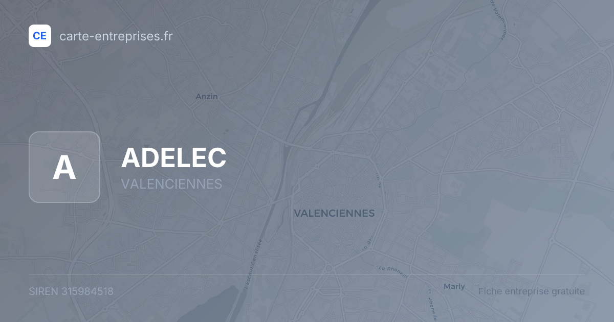 ADELEC — 315984518 — fiche entreprise