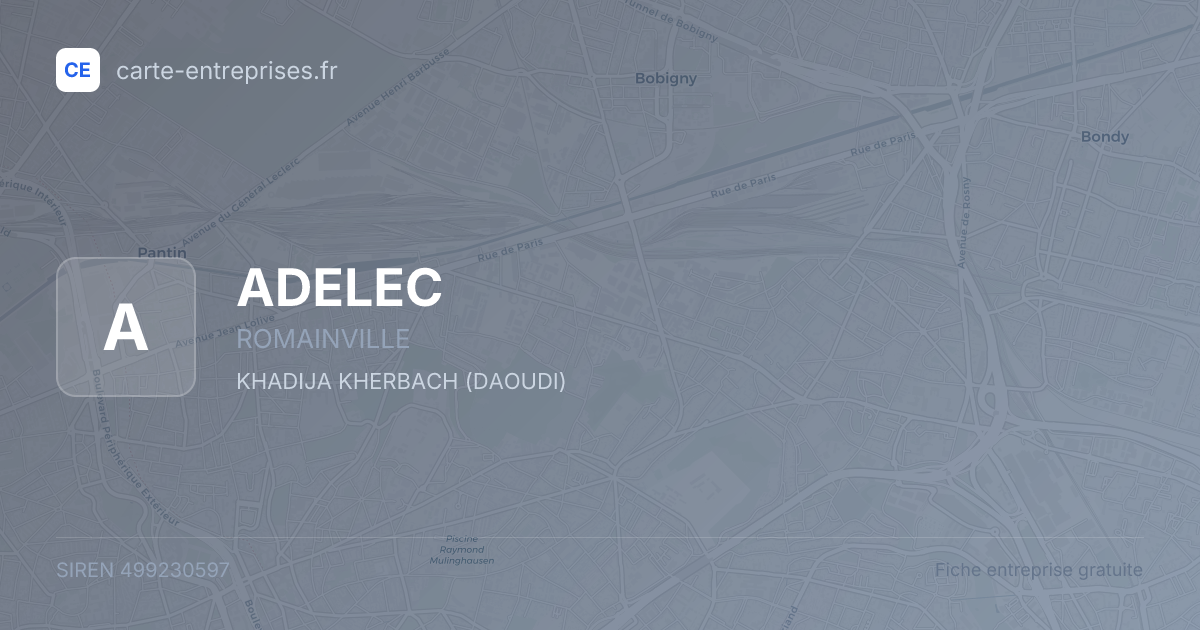 ADELEC — 499230597 — fiche entreprise