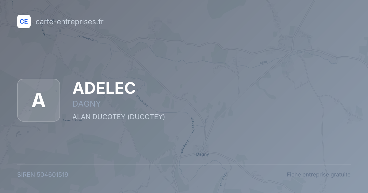 ADELEC — 504601519 — fiche entreprise