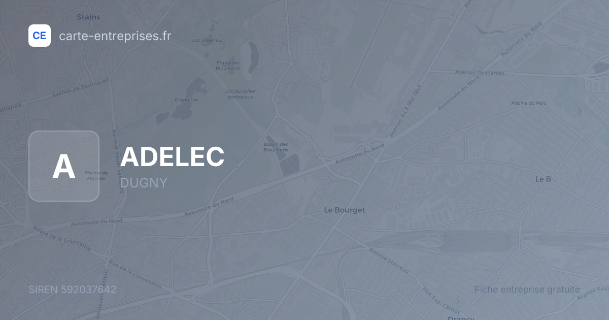 ADELEC — 592037642 — fiche entreprise