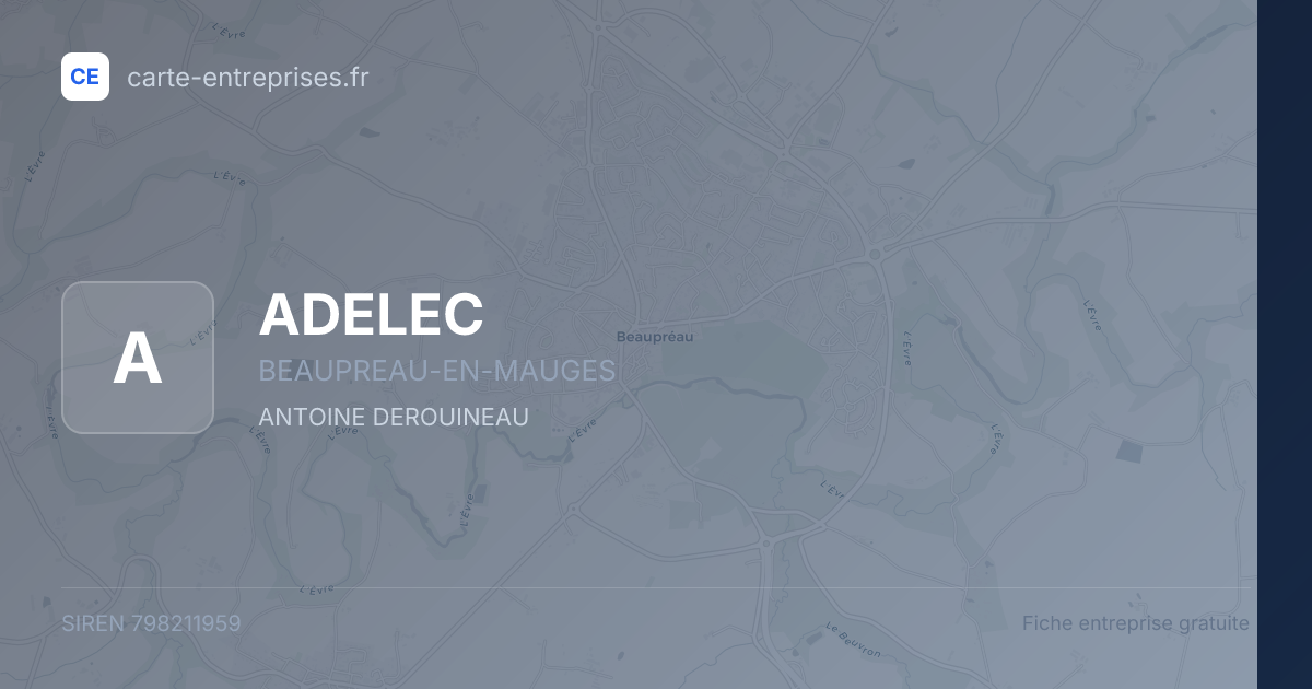 ADELEC — 798211959 — fiche entreprise