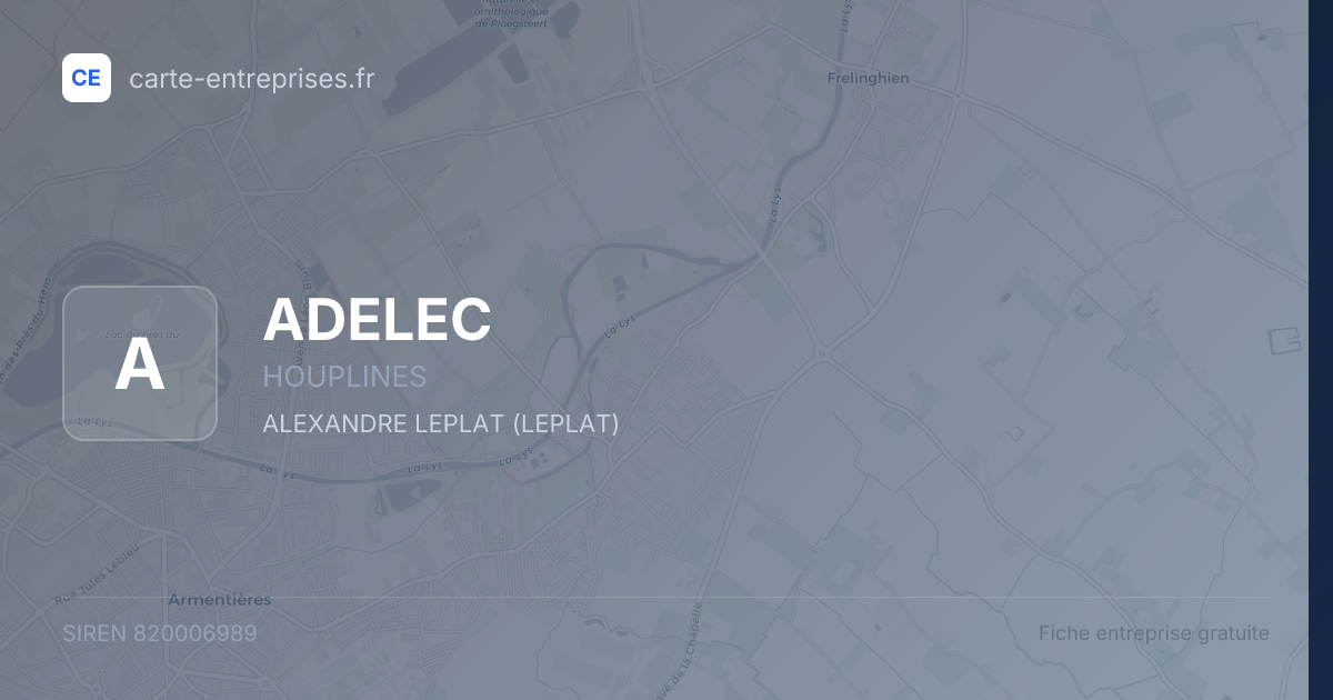 ADELEC — 820006989 — fiche entreprise