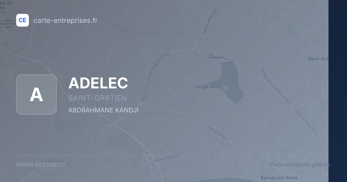ADELEC — 993389725 — fiche entreprise