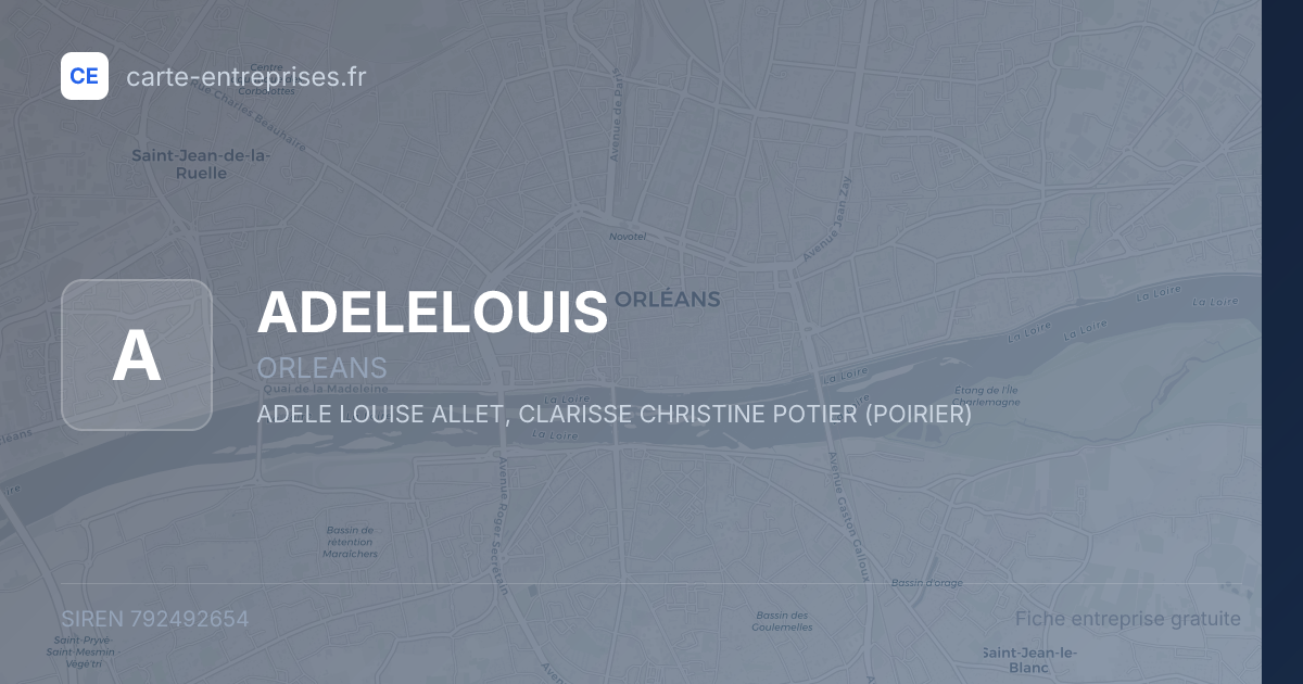 ADELELOUIS — 792492654 — fiche entreprise