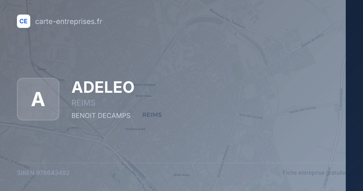 ADELEO — 978643492 — fiche entreprise