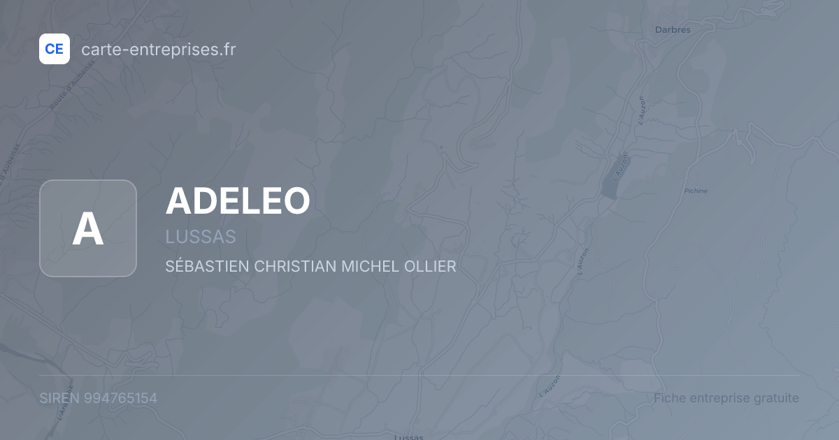 ADELEO — 994765154 — fiche entreprise