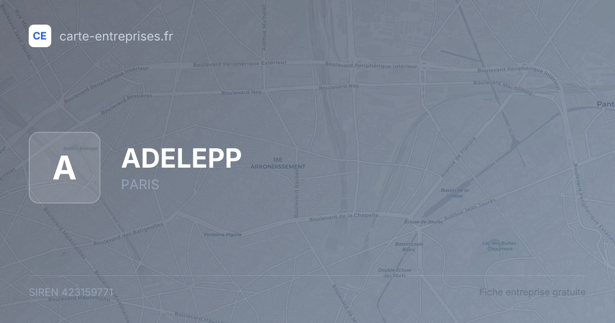 ADELEPP — 423159771 — fiche entreprise