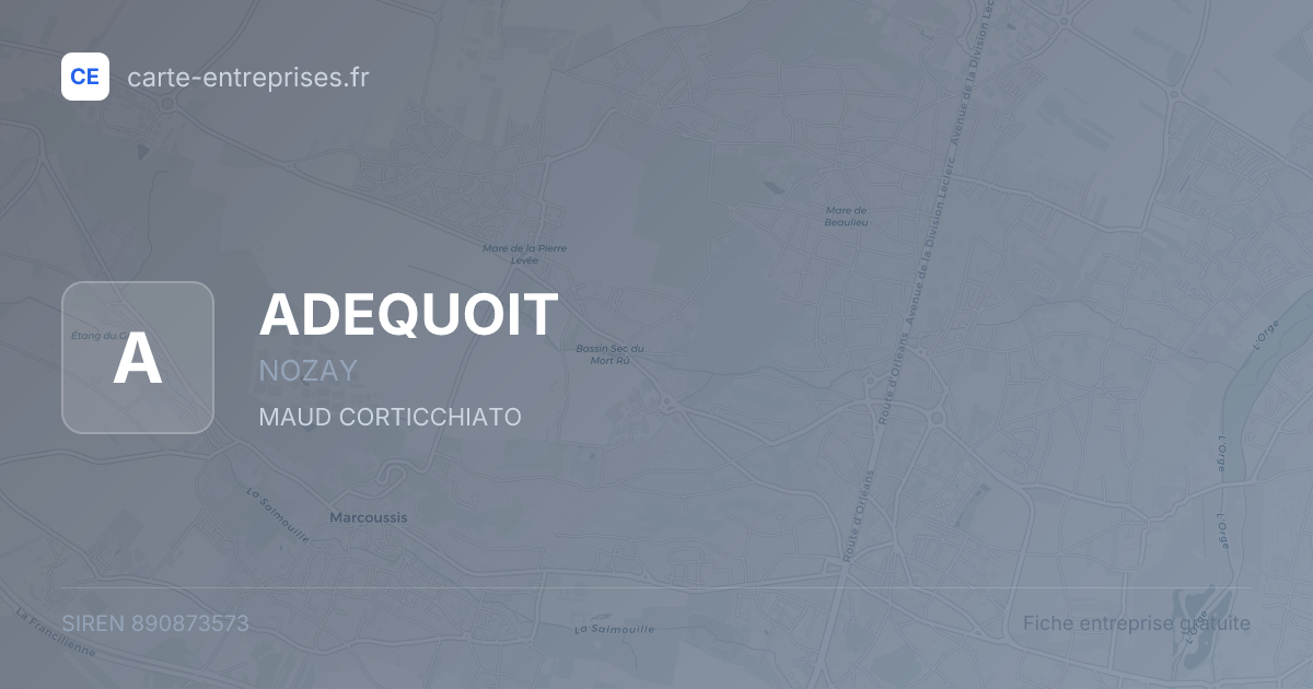 ADEQUOIT — 890873573 — fiche entreprise