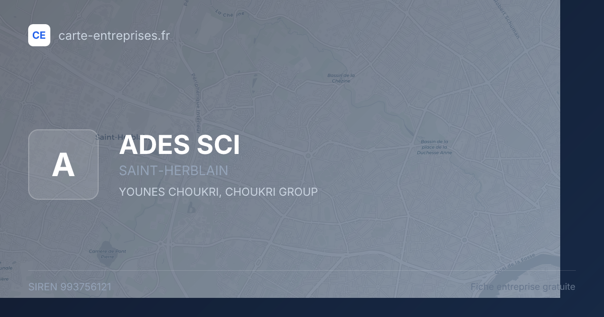 ADES SCI — 993756121 — fiche entreprise